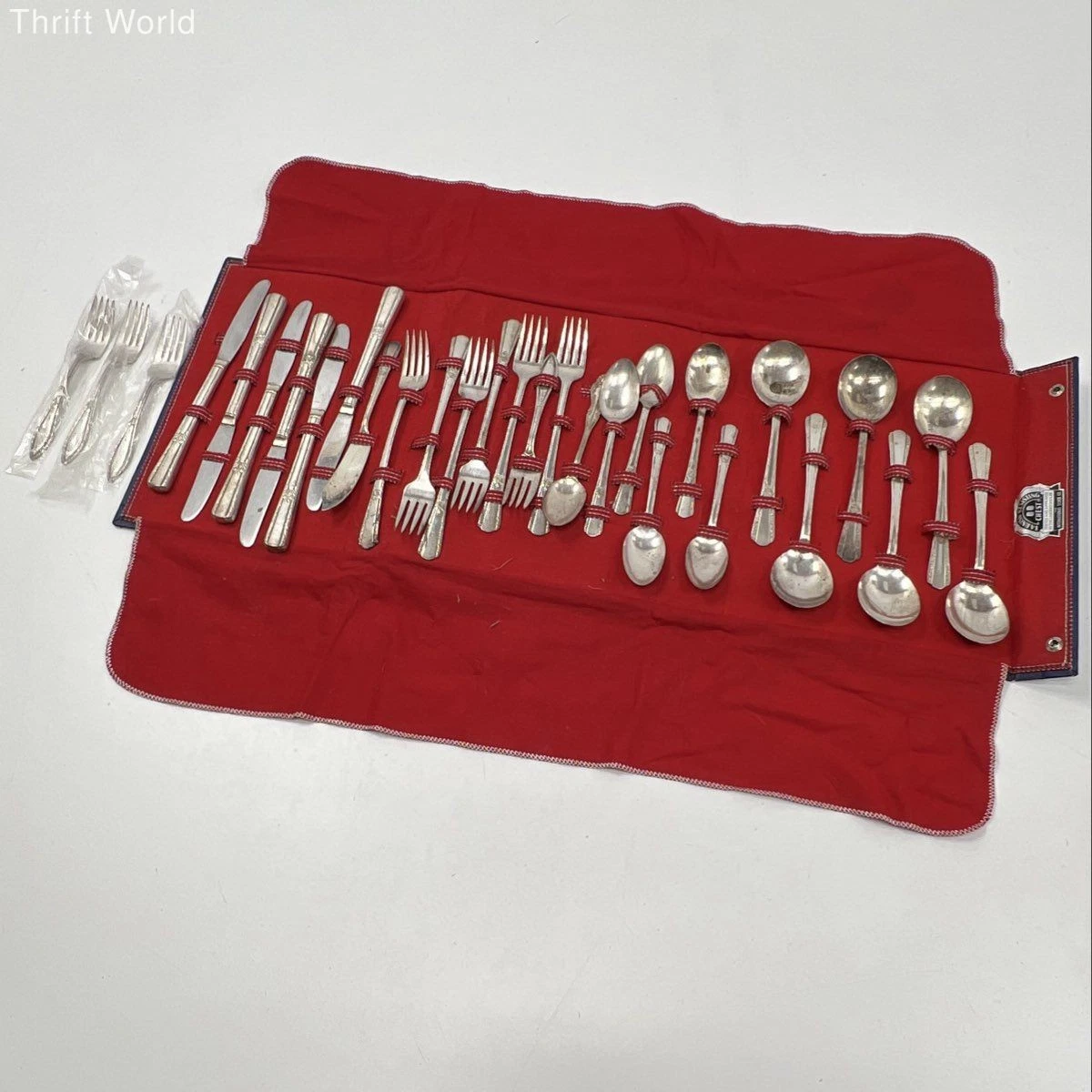Wm. Rogers & Son 1900-1940 Flatware-Set Antique US Silver-Plated