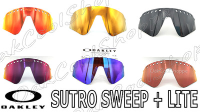 Oakley Sutro Sweep + Lite Original Ersatzgläser MVDP Belüftet Prizm + Farben