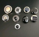27 Unmatched Colored Shank Buttons. Various Sizes. 14 white, 9 Black, 4 Colored — photo 4