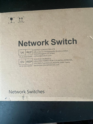 Steamemo 8 Port POE Switch, Network Switch, Model PS308G V6, Open Box, Wall Moun