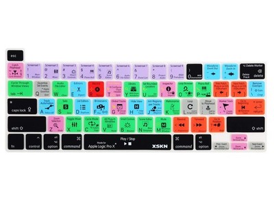 Logic Pro X English QWERTY Layout Silicone Shortcuts Keyboard Cover Skin for ...
