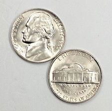 1946 UNCIRCULATED JEFFERSON NICKEL CHOICE TO GEM BU