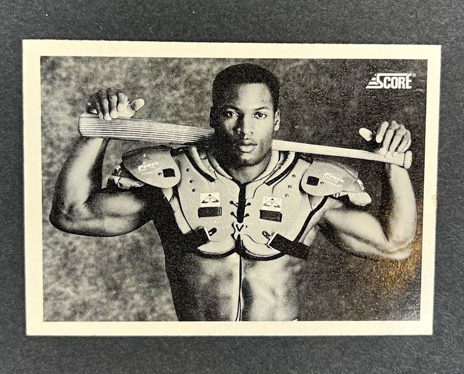 1990 Score - Bo Jackson "BO" #697 Kansas City Royals Oakland Raiders