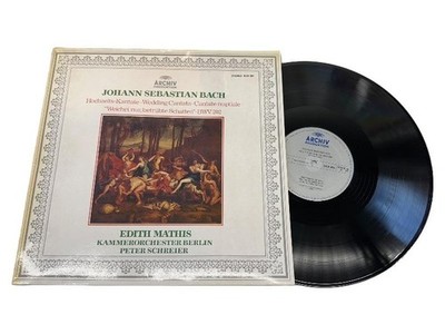 Bach Hochzeits Kantate BWV 202 Edith Mathis Peter Schreier Vinyl LP
