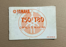 GENUINE YAMAHA OWNERS MANUAL T50 T80 T 80 TOWNMATE SCOOTER 1986 2FM 28199 20