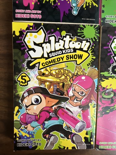 Splatoon Manga Lot of 4 Volumes 1 2 5 6 VIZ Media Sankichi Hinodeya Squid Kids - Picture 4 of 14