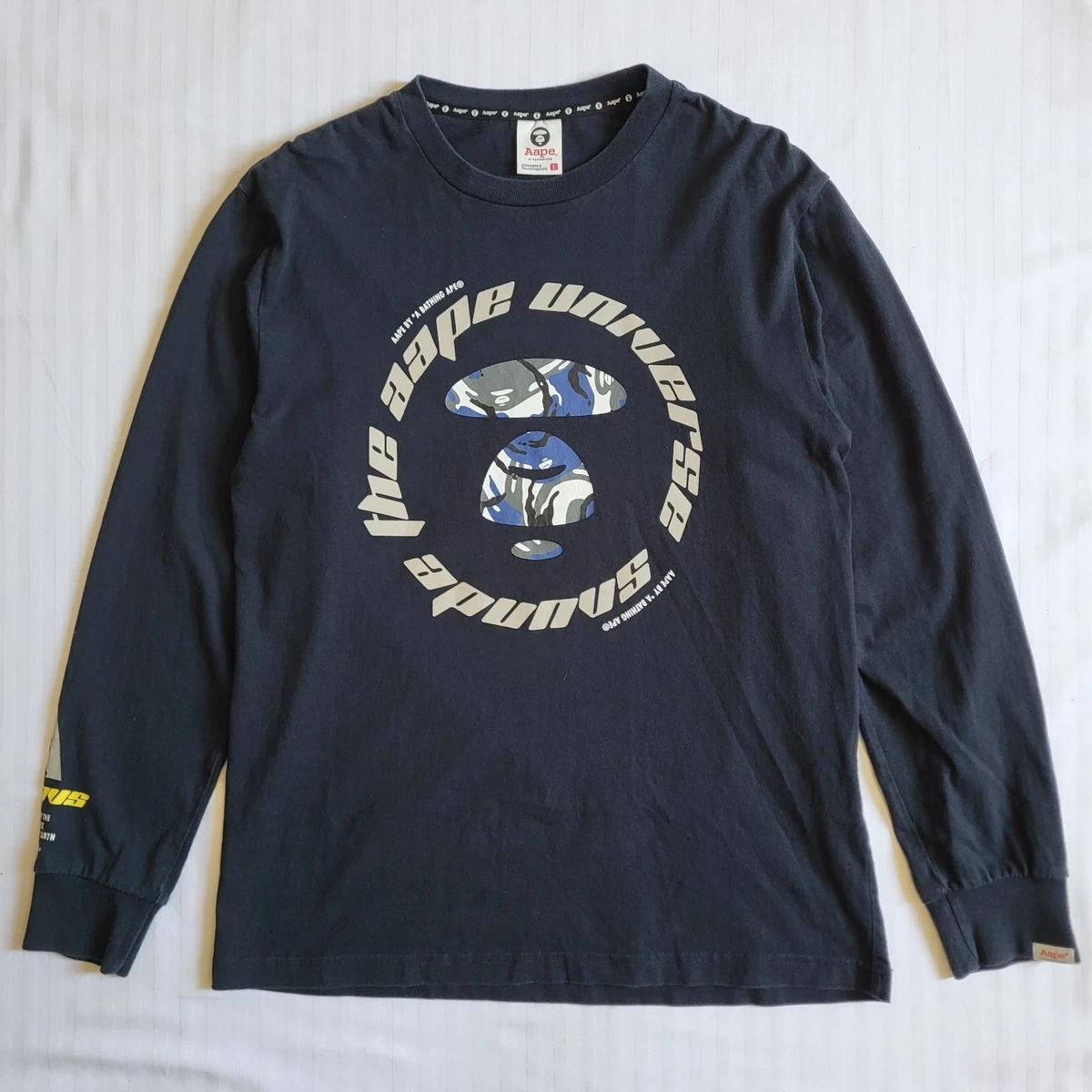 A Bathing Ape Cotton Long Sleeve T-Shirts for Men for sale | eBay