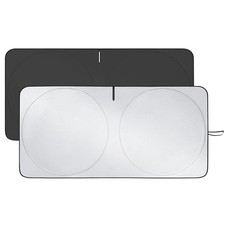Car Windshield Sun Shade Easy to Install, Double Layer Design, Blocks Medium