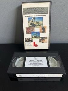 RIGGING & LIFTING WITH SMALL HYDRAULIC CRANES VHS VCR Tape Cassette Training EHS