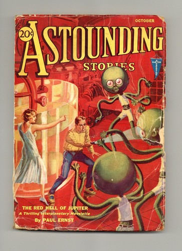 Astounding Stories Pulp Oct 1931 Vol. 8 #1 GD 2.0