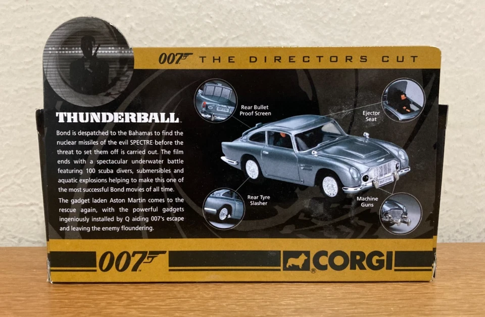 Corgi 007: The Director's Cut Thunderball Aston Martin DB5 Model--2007 Version - Image 3 of 4