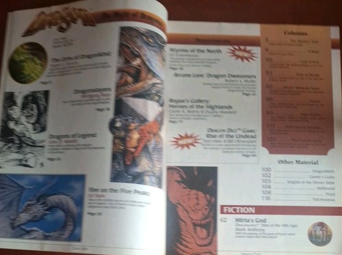 7x Dragon Magazine Bundle Early 90’s Vintage AD&D 180,203,211,222,223,230, 252 - Picture 19 of 23