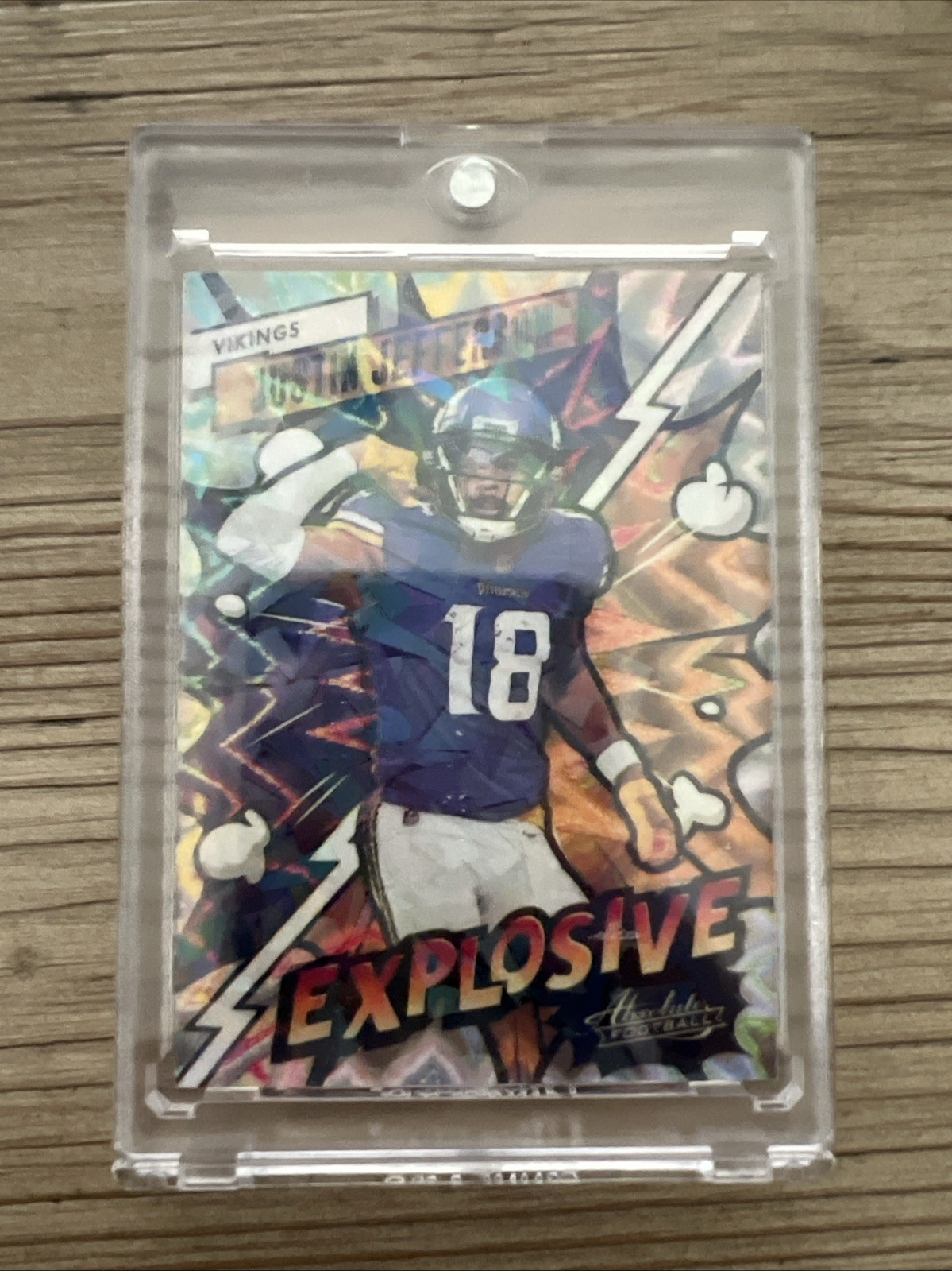 2023 Panini Absolute Justin Jefferson Explosive #29 SSP - Minnesota Vikings RC