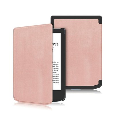 Custer Hülle für Pocketbook Verse Pro PB629 PB634,PU-Leder Case Cover - Roségold