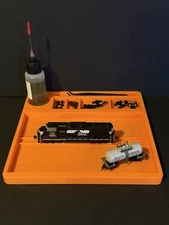 N Scale Train Build Plate, Setup Plate, Work Station, Model Railroad