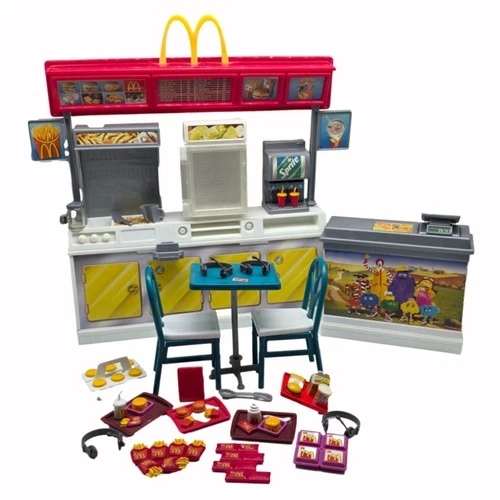 Barbie McDonald's Fun Time Restaurant Playset Vintage 2001  Parts