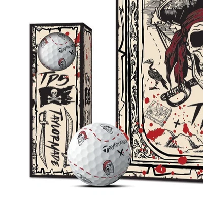 Taylormade TP5 Pix Pirates (Hülle mit 3 Golfbällen) + Umkarton