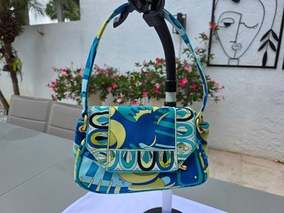 Authentic EMILIO PUCCI Multicolor Print Handbag