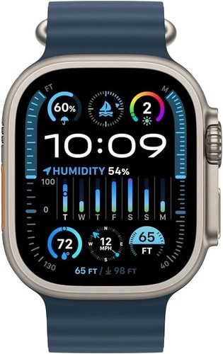 Apple Watch Ultra 2 2ème génération GPS + boîtier cellulaire 49 mm titane - boîte ouverte - Photo 18 sur 20