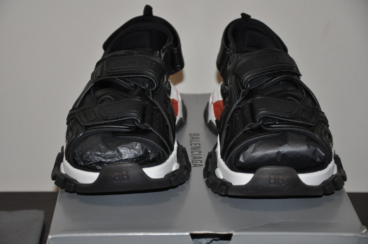 Balenciaga Track Sandals Triple Black Men\'s Size 8 Balenciaga Track Sandals Men main image 4