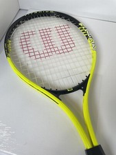 Wilson Titanium Fusion 27"- 4 1/2" Yellow and Black tennis Racquet