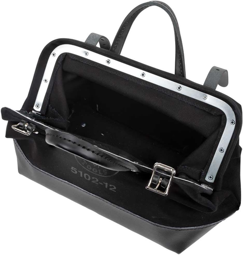 510212BLK Schwerlast schwarz Canvas Werkzeugtasche, Werkzeugtasche, Mehrzwecktasche mit Wi - Bild 10 von 12