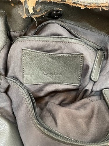 Vintage y2k Calvin klein brown womens bag| One size|29 X 35cm| SKU 538 - Picture 5 of 7