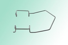 Lidsperrer / Drahtlidsperrer / KRATZ BARRAQUER Wire Speculum open blades