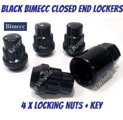 Alufelgen Sicherungsmuttern Bimecc schwarz M14x1,5 Ford Edge Galaxy Mustang S Max