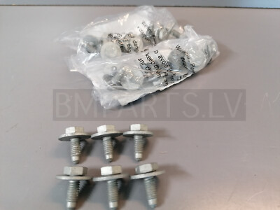 26x NEW GENUINE BMW & MINI HEX BOLT WITH WASHER M6X12 07147147513