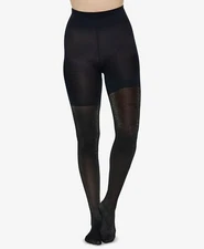 SPANX Metallic Shimmer Mid-Thigh Shaping Tights Size C Color Gold Shimmer