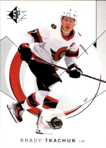 2024-25 UD Allure Colourful Futures Orange Spectrum Brady Tkachuk