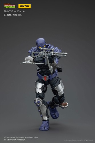 New JOYTOY TMNT-Shredder Foot Clan A/B 1/18 Action figure Toy Xmas Gift - Picture 8 of 27