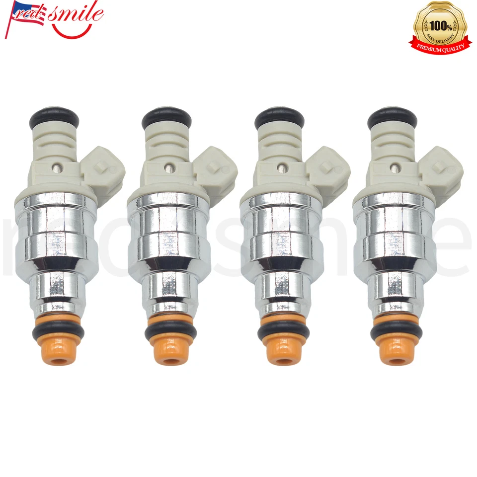 4 piezas inyectores de combustible para Ford Ranger 1998-2001 Mazda B2500 2,5 L 4 orificios F87E-D2A Foto 4 de 4