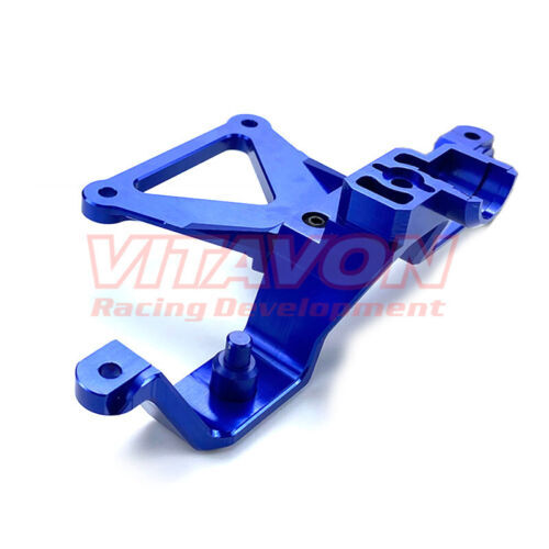 VITAVON Aluminum #7075 Front Upper Bulkhead For X-MAXX And XRT 1/5 Silver - La Folie Du R.C