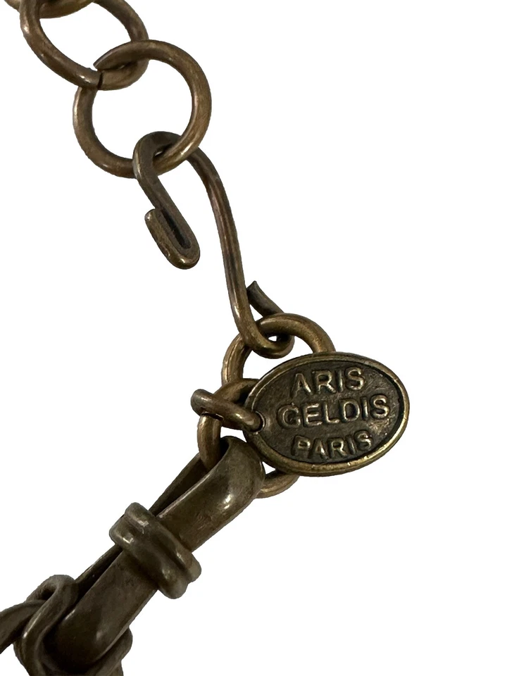 Collar ARIS GELDIS París Cristal Facetado Azul Y Transparente Foto 2 de 4