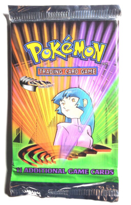 Factory Sealed GYM CHALLENGE Unlimited Pokemon Card Booster Pack Sabrina  Art | eBay