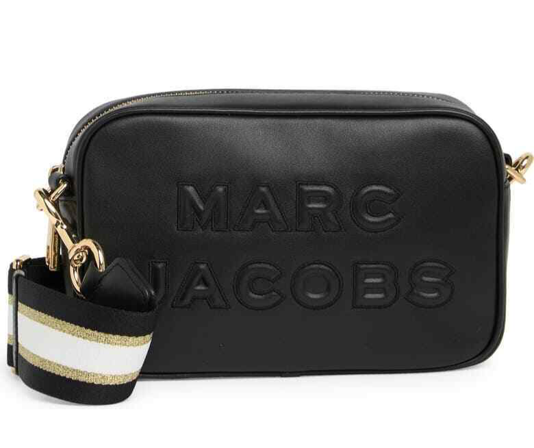 ポーチ Marc Jacobs Black Leather Pouch Marc Jacobs Flash Leather Camera Crossbody Bag Pouch ~NWT