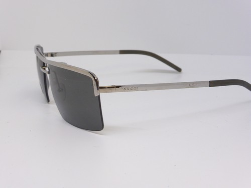 Vintage Gucci GG 1680/S 6LBR6 58-14 135 silber mit grauer Linse - Bild 4 von 14