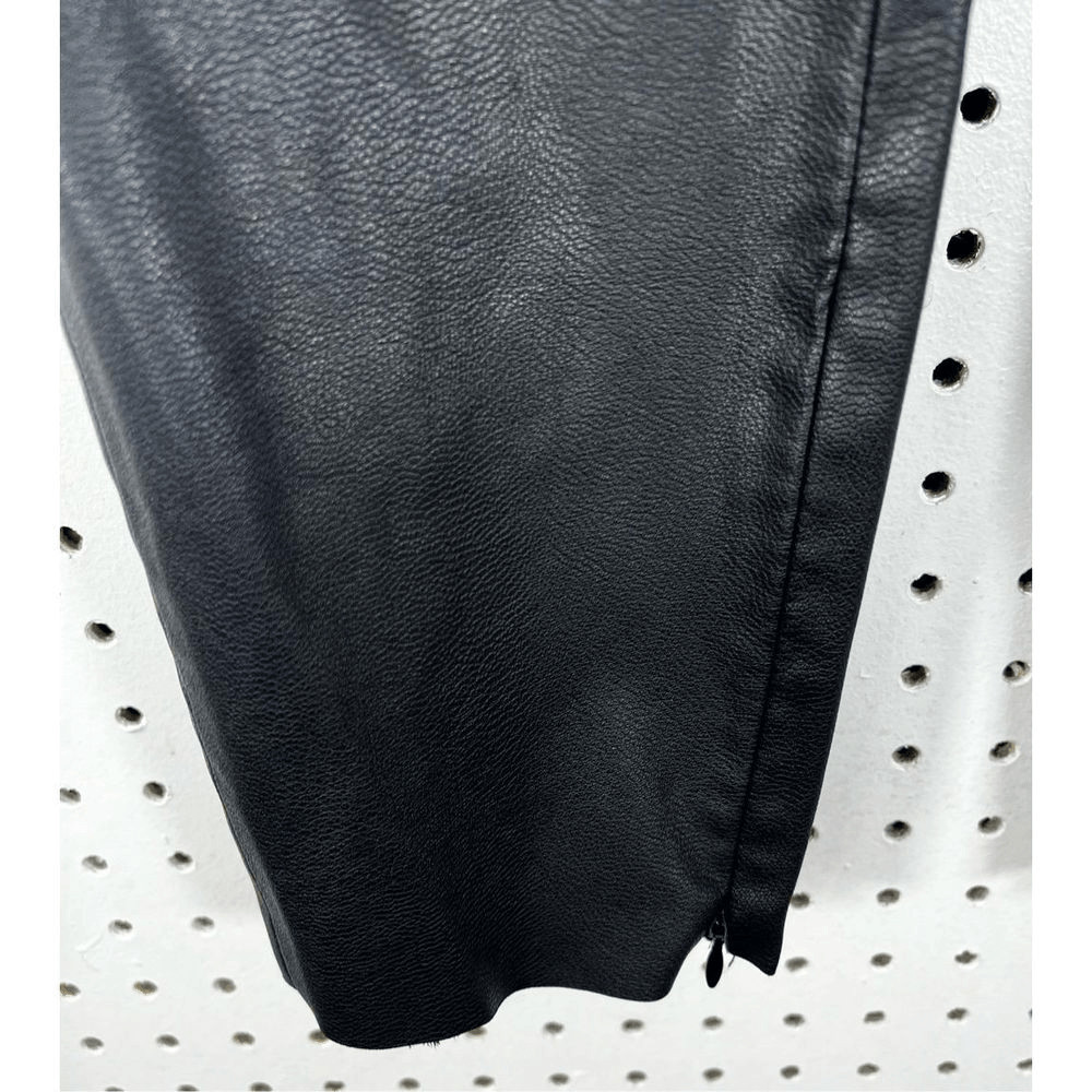 Zara Basic faux leather pants - image 3