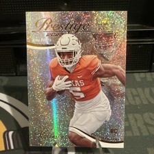 2023 Prestige #304 Bijan Robinson Xtra Points Galaxy Rookie Card Falcons