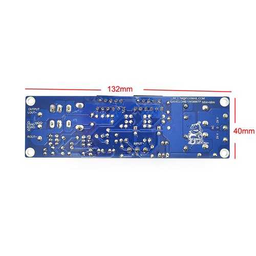GC LM3886TF Zweikanal Verstärkerplatine mit Lautsprecherschutz Gleichrichter Filter - Bild 6 von 7