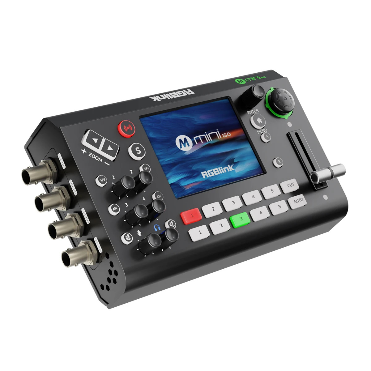 RGBlink Mini-ISO 10-Ch SDI 4K HDMI Broadcast Video Switcher for Live Streaming