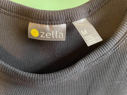 Zella Live In Rib Pocket Dress IN BLACK WOMENS SIZE M MEDIUM NWOT - Picture 3 of 3