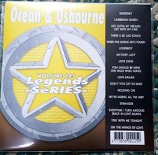 LEGENDS KARAOKE CDG DISC BILLY OCEAN  OSBOURNE 225 R B SOUL OLDIES 17 SONGS .