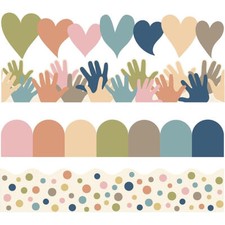 80Pcs Bulletin Board Borders Classroom Border Decoration Sticker for Blackboard