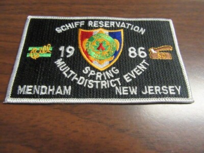 Schiff Scout Reservation NJ 1986 Spring Multi-District Event    c73