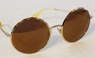 DOLCE & GABBANA DG2155 O2/NO 140 3N GOLD SUNGLASSES SIZE 56-20-140