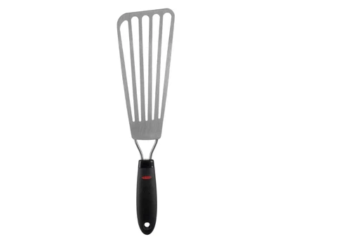 OXO Fish Turner 13.65"x3.5": Stainless Steel Slotted Cooking Spatula, Dishwasher