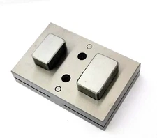 Extra Large Disc Cutter With Two Punches For Rectangle Shapes 